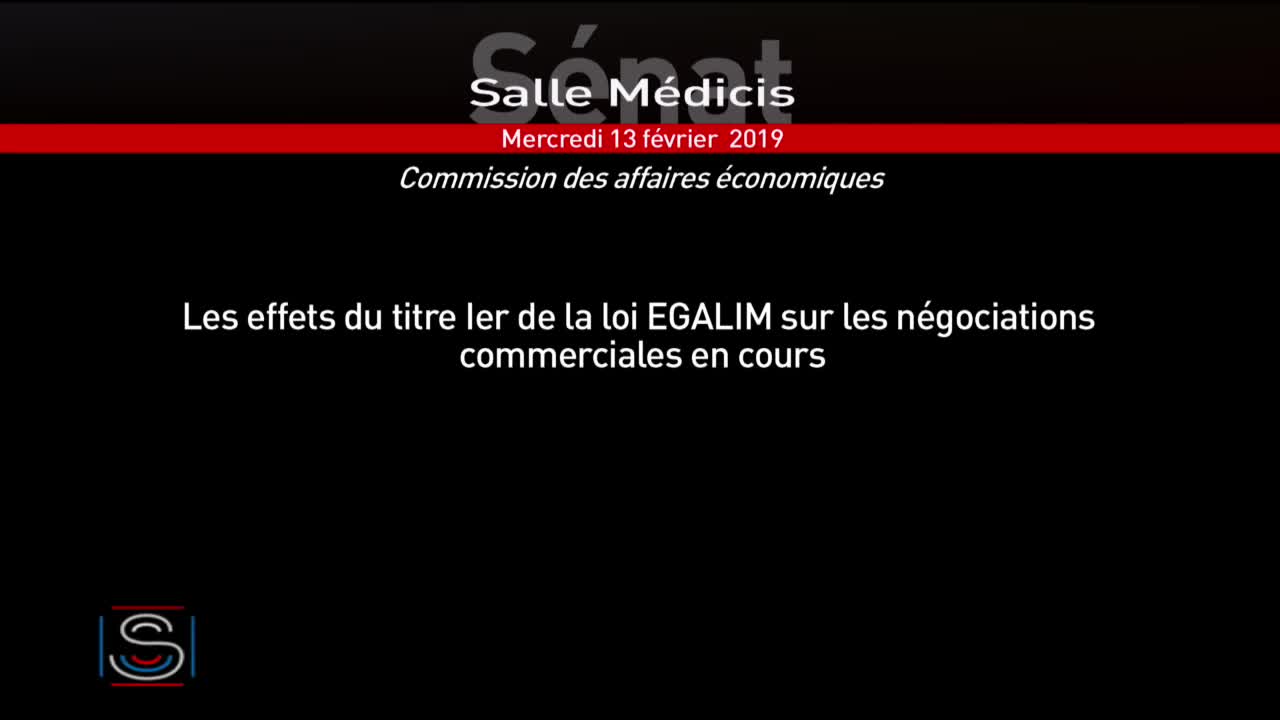 Les effets du titre Ier de la loi EGALIM sur les négociations commerciales en cours - Table ronde