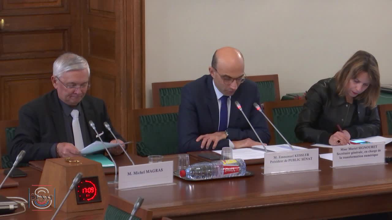 Audition de M. Emmanuel Kessler, président de Public Sénat