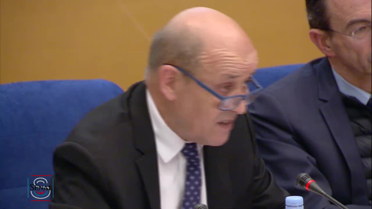 Situation des Chrétiens d'Orient - Audition de M. Jean-Yves Le Drian, ministre de l'Europe et des affaires étrangères