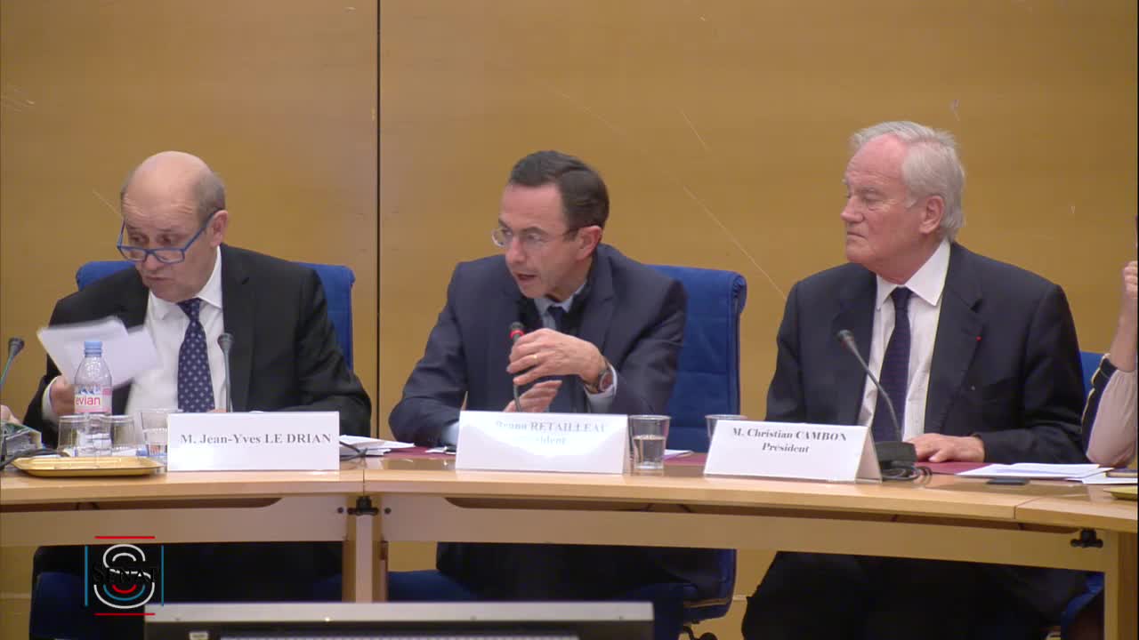 Situation des Chrétiens d'Orient - Audition de M. Jean-Yves Le Drian, ministre de l'Europe et des affaires étrangères