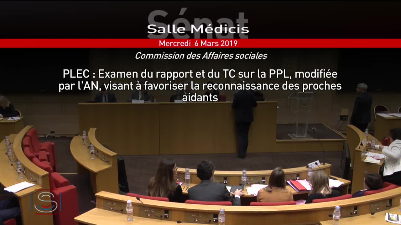 LEC, PPL Favoriser la reconnaissance des proches aidants ; audition M. Oustric sur la maîtrise des arrêts de travail