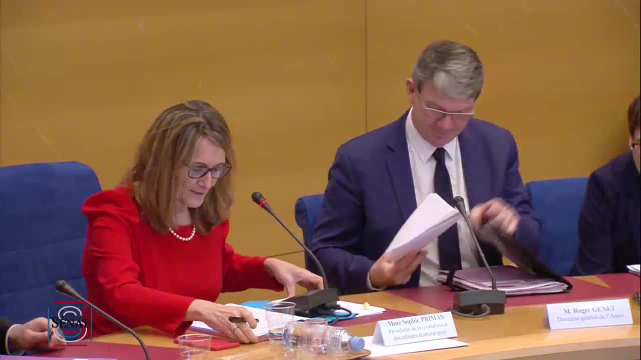 Audition plénière - Agence nationale de sécurité sanitaire de l'alimentation, de l'environnement et du travail