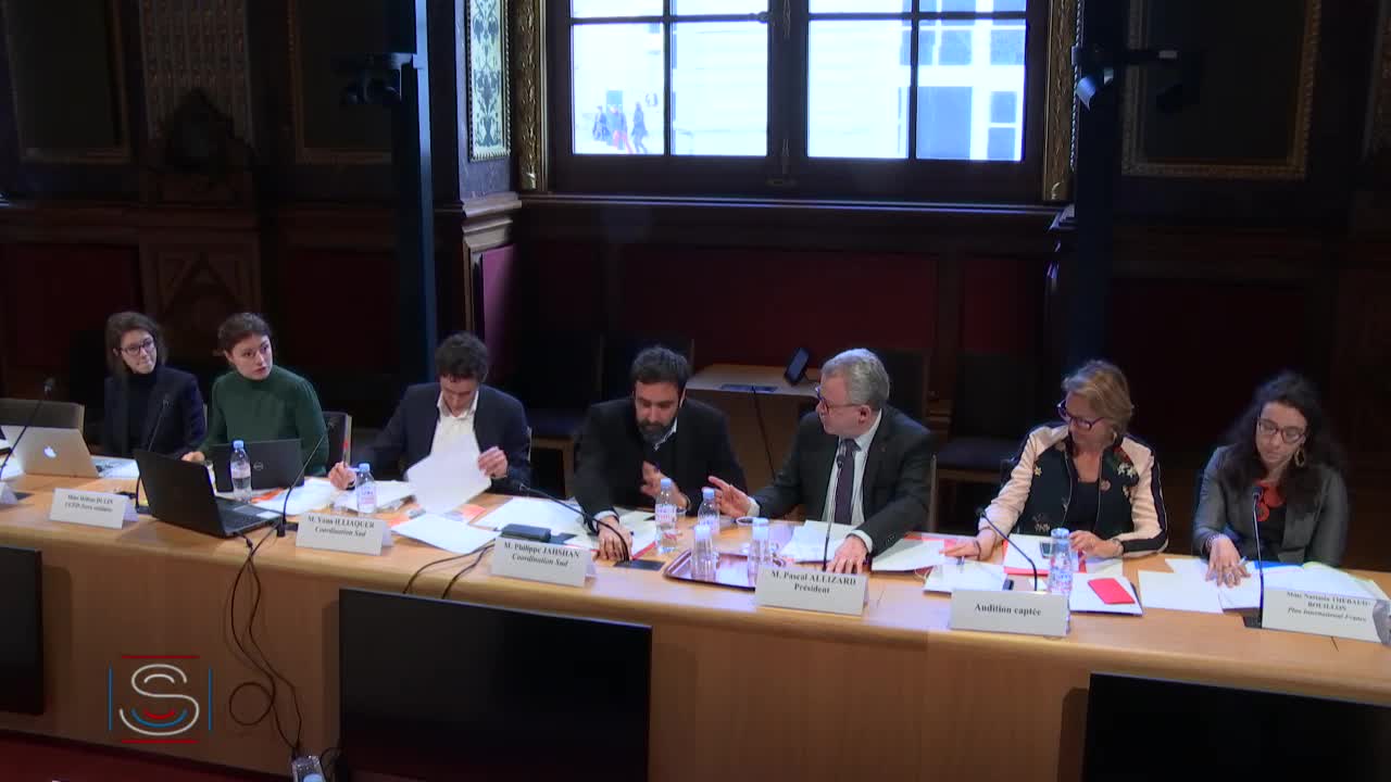 Audition conjointe d'ONG d'aide au développement dans la perspective de la future loi d'orientation et de programmation sur la solidarité internationale