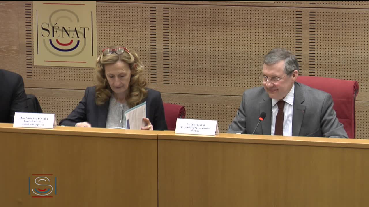 Audition de Mme Nicole Belloubet, ministre de la justice, garde des sceaux