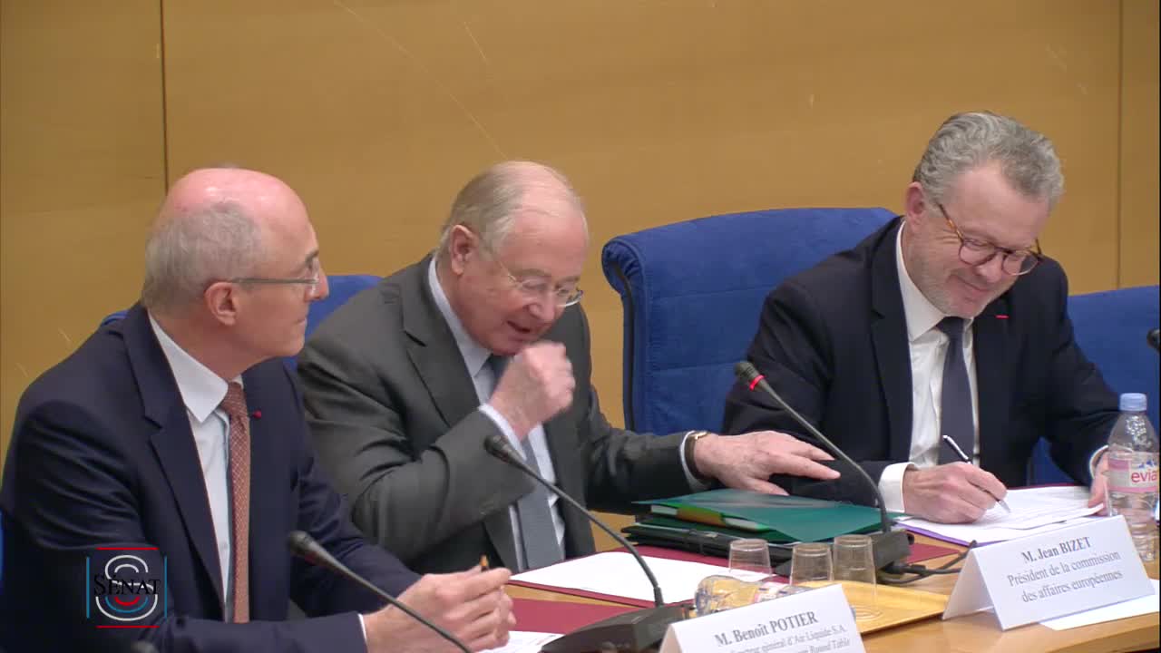 Audition de M. Benoît Potier, président-directeur général d'Air Liquide S.A. et ancien président de l’European Round table : impact du Brexit sur l’industrie européenne