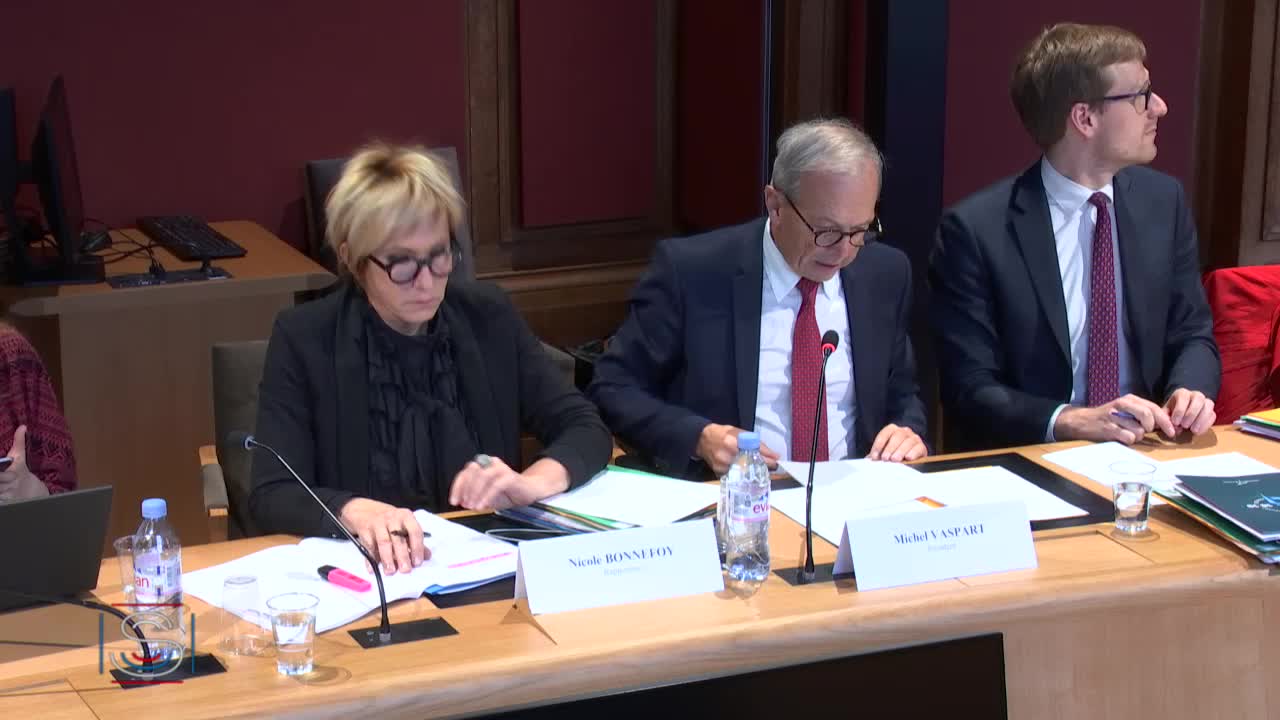 Audition mission d'information risques climatiques