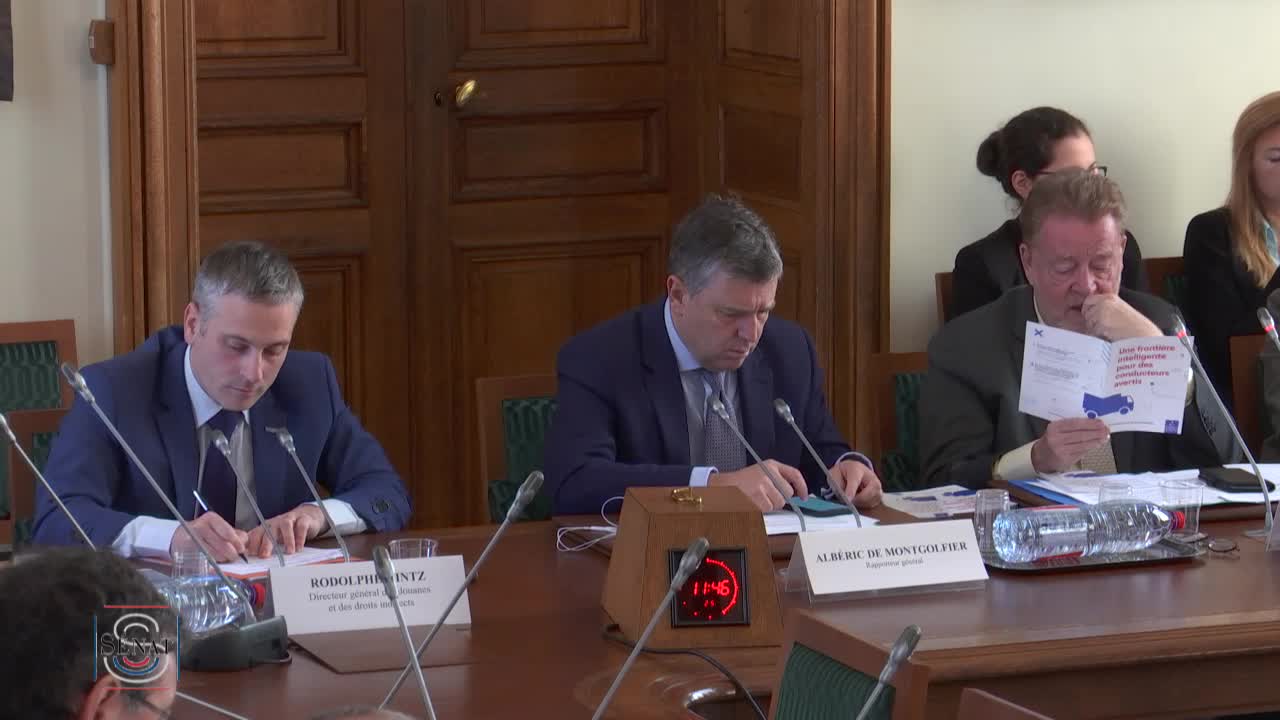 Audition de M. Rodolphe GINTZ, directeur général des douanes et des droits indirects
