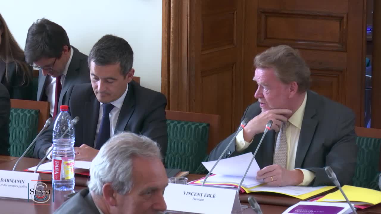 Auditions de M. Didier MIGAUD, Premier président de la Cour des comptes et de M. Gérald Darmanin, ministre de l’action et des comptes publics