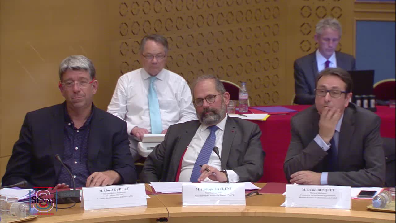 Audition commune Mission d’information sur la gestion des risques climatiques