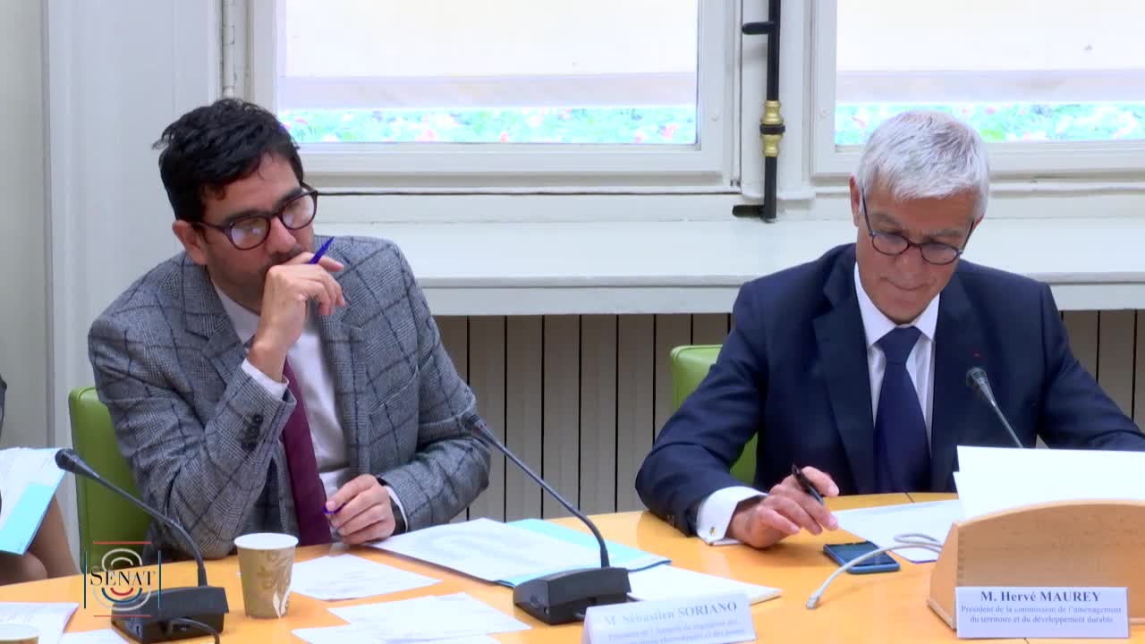 Audition plénière - Aménagement numérique du territoire - Audition de M. Sébastien Soriano, président de l’Autorité de régulation des communications électroniques et des postes (ARCEP)