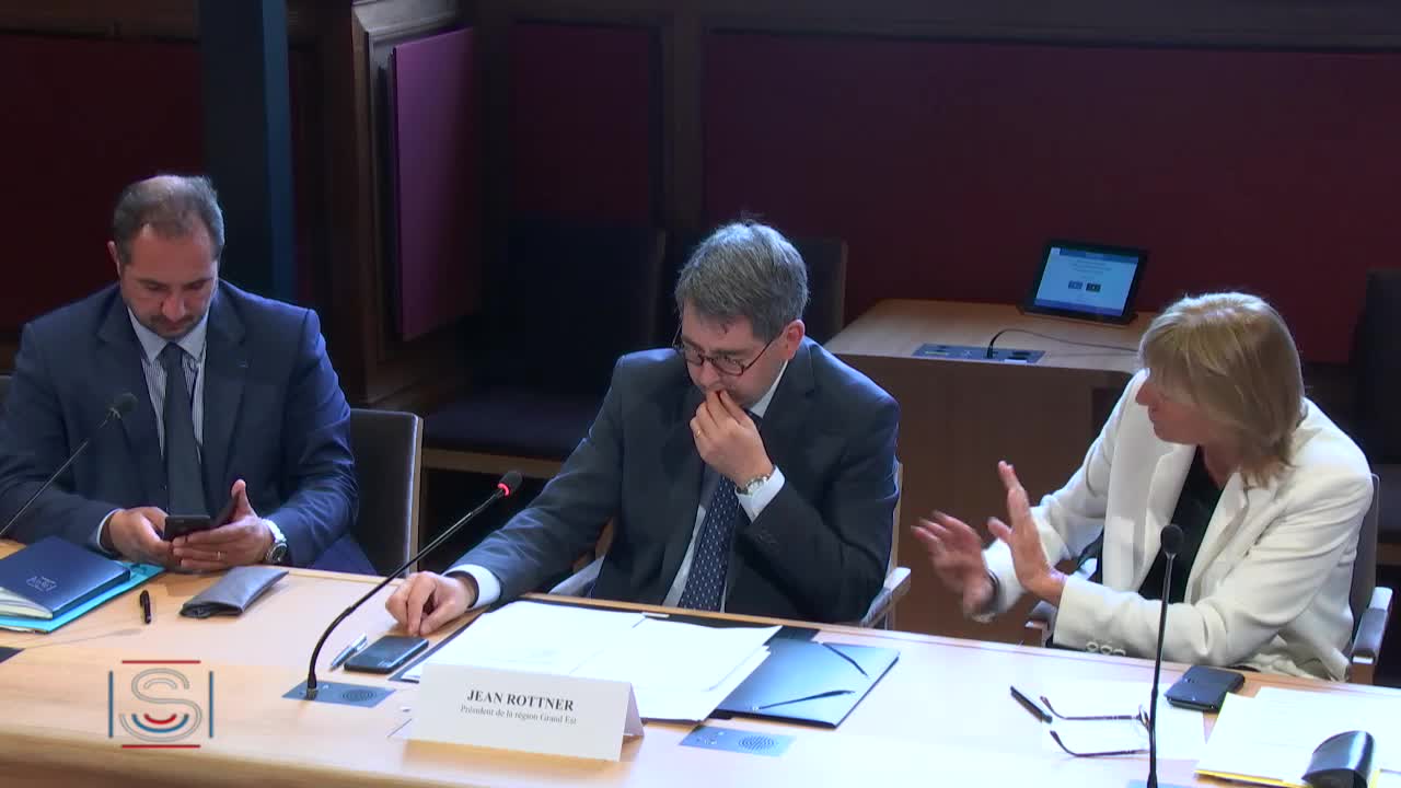 MI enjeux de la filière sidérurgique - Audition de M. Jean ROTTNER, président de la Région Grand Est