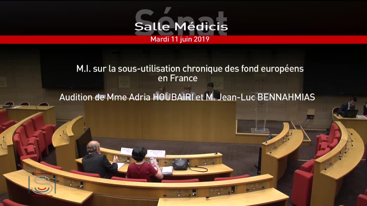 Audition Mme Adia Houbari et M. Jean-Luc Bennahmias