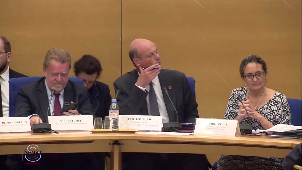 Audition de M. Éric LOMBARD, directeur général de la Caisse des dépôts et consignations
