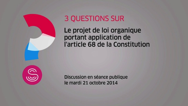Statut pénal du Chef de l'Etat