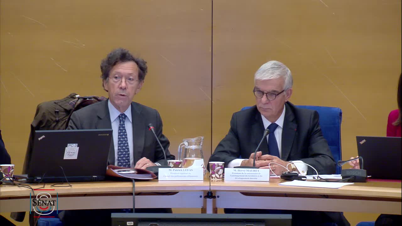 Fiscalité environnementale - Audition de M. Patrick Lefas, Président suppléant du Conseil des prélèvements obligatoires