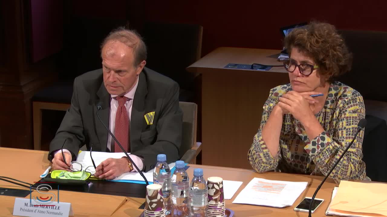 Audition de M. Denis Merville, président, et de Mme Véronique Delmas, directrice d’ATMO Normandie