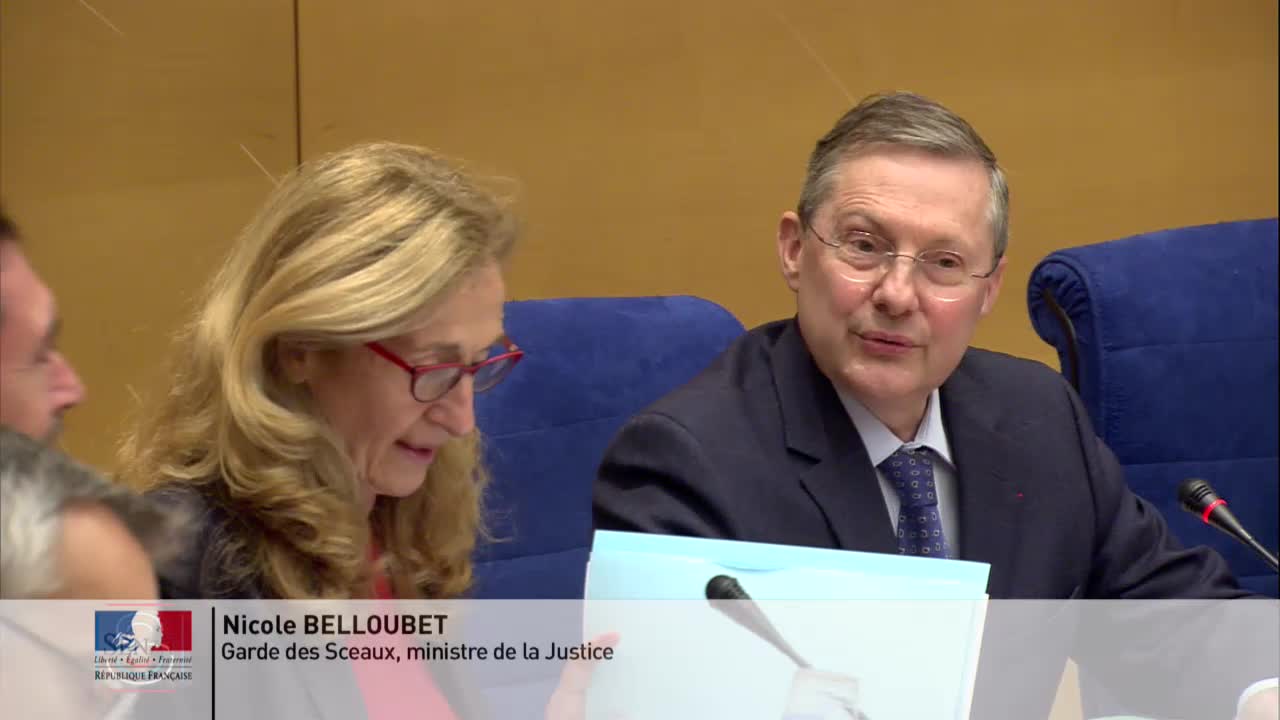 Critères d'évolution de la carte judiciaire - Audition de Mme Nicole Belloubet, garde des sceaux, ministre de la justice