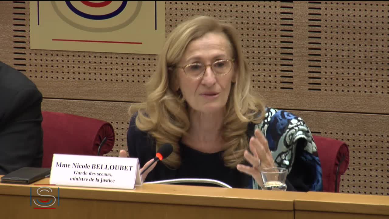 PJLF Budget 2020 - Audition de Mme Belloubet garde des sceaux, ministre de la justice sur le projet de loi de finances pour 2020