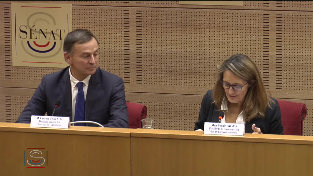 Audition de M. Laurent Castaing, directeur général des Chantiers de l'Atlantique