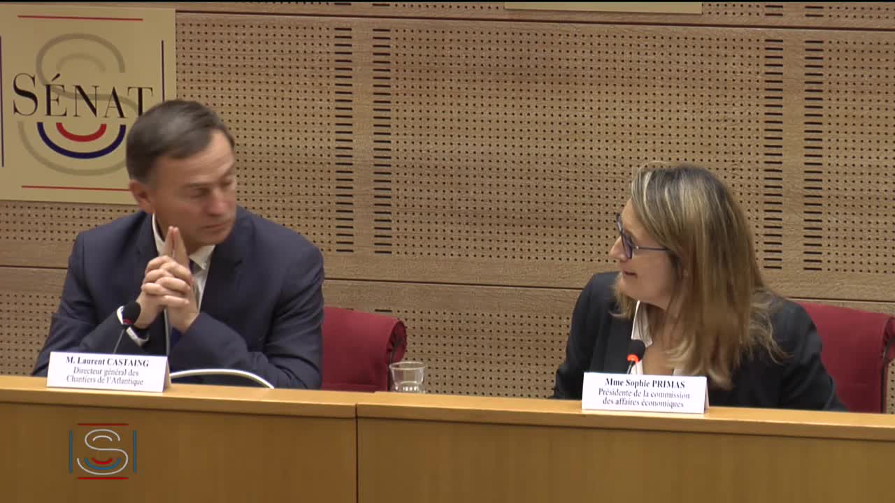 Audition de M. Laurent Castaing, directeur général des Chantiers de l'Atlantique