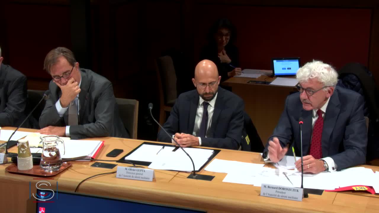 Audition de MM. Bernard Doroszczuk et Olivier Gupta (ASN), M. Jean-Christophe Niel (IRSN) ; M. Cédric Bourillet (DGPR)