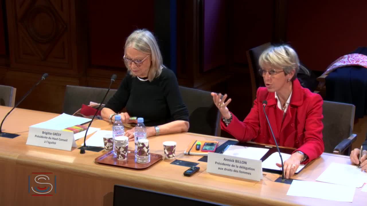 Audition de Mme Brigitte Grésy, présidente du Haut Conseil à l'égalité entre les femmes et les hommes.