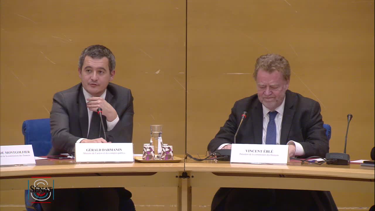 Résultats de l’exercice 2019 - Audition de M. Gérald DARMANIN, ministre de l’action et des comptes publics