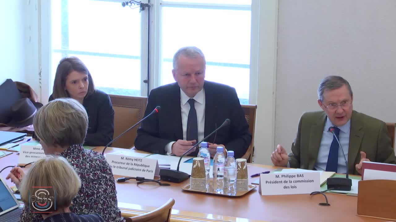 Audition de M. Rémy Heitz sur le nouvau code de la justice pénale des mineurs