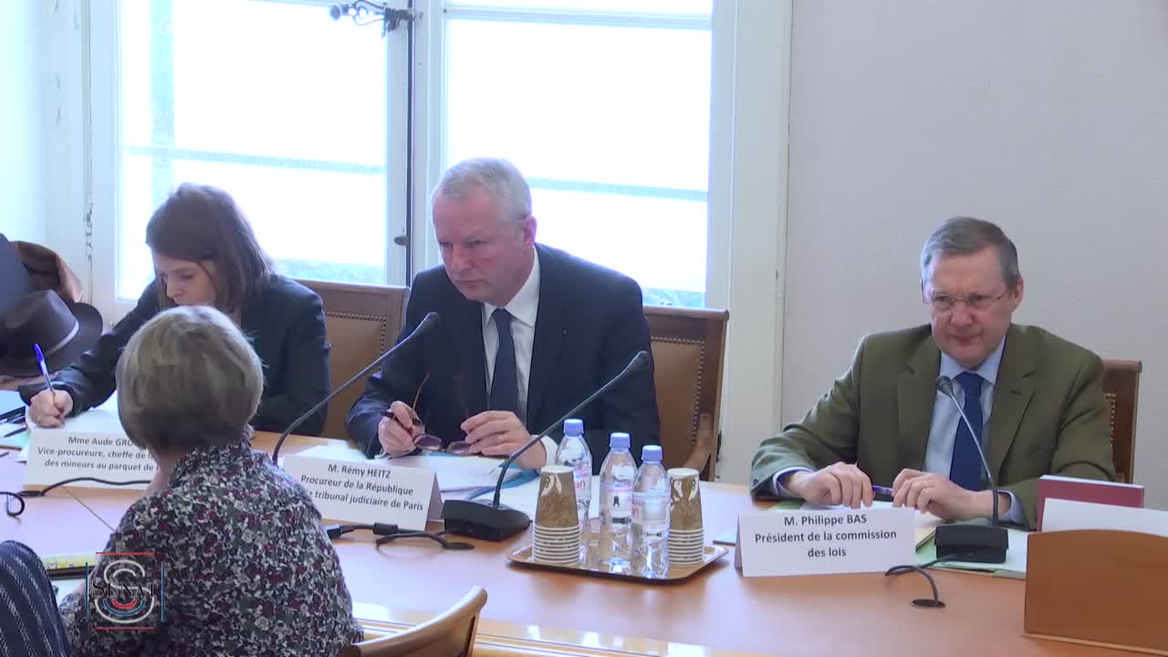 Audition de M. Rémy Heitz sur le nouvau code de la justice pénale des mineurs