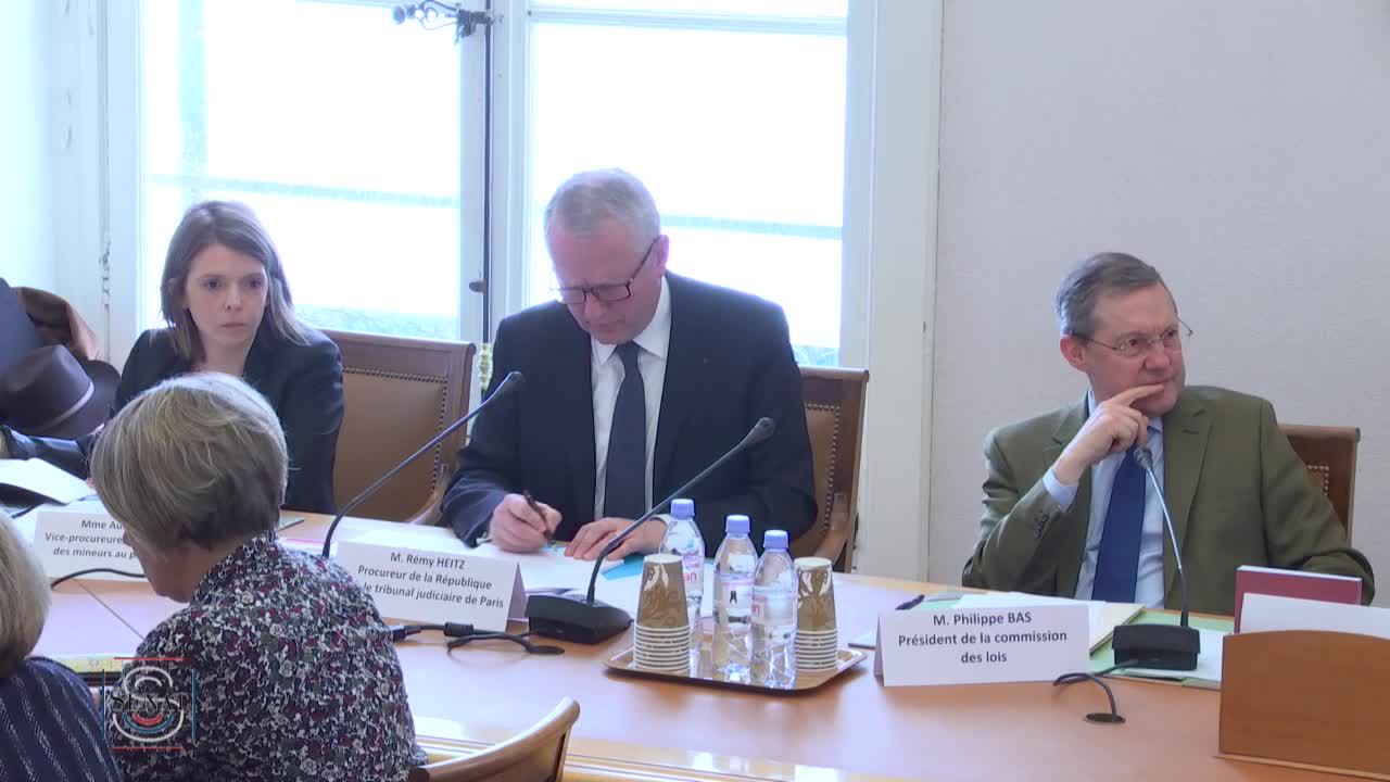 Audition de M. Rémy Heitz sur le nouvau code de la justice pénale des mineurs