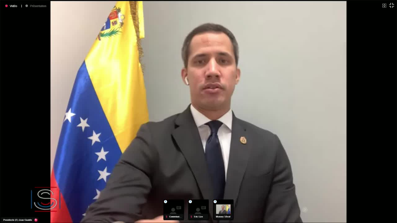 Audition de M. Juan Guaido, président de l'Assemblée nationale du Venezuela
