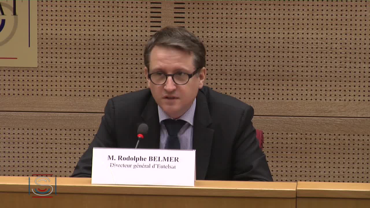 Audition de M. Rodolphe Belmer, directeur général d'Eutelsat