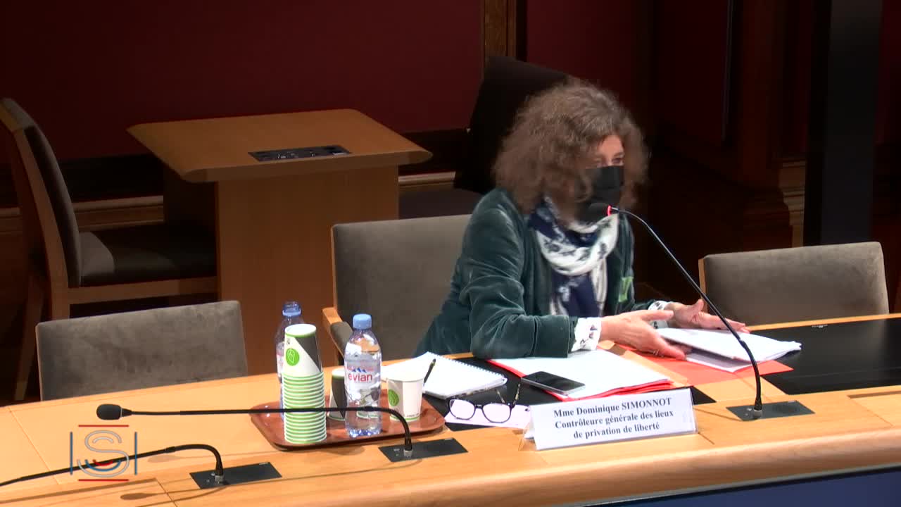 Audition de Dominique Simonnot, contrôleure générale des lieux de privation de liberté, pour la présentation de son rapport annuel