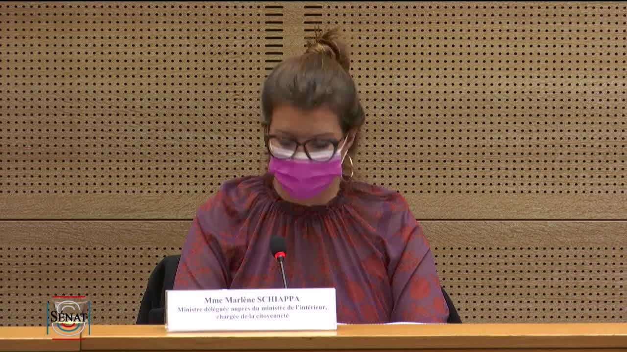 Audition de Marlène Schiappa, ministre déléguée chargée de la citoyenneté, sur la nouvelle carte nationale d’identité
