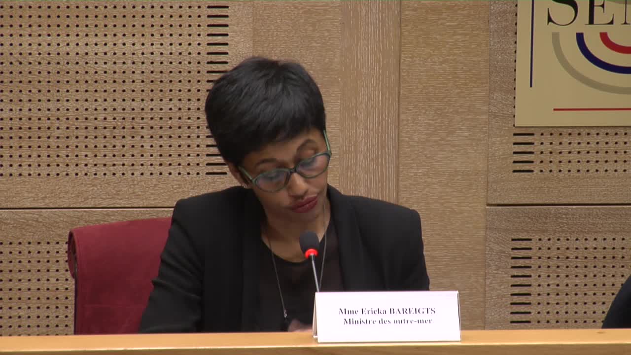 PJL de programmation relatif à égalité réelle outre-mer - Audition de Mme Ericka Bareigts, ministre