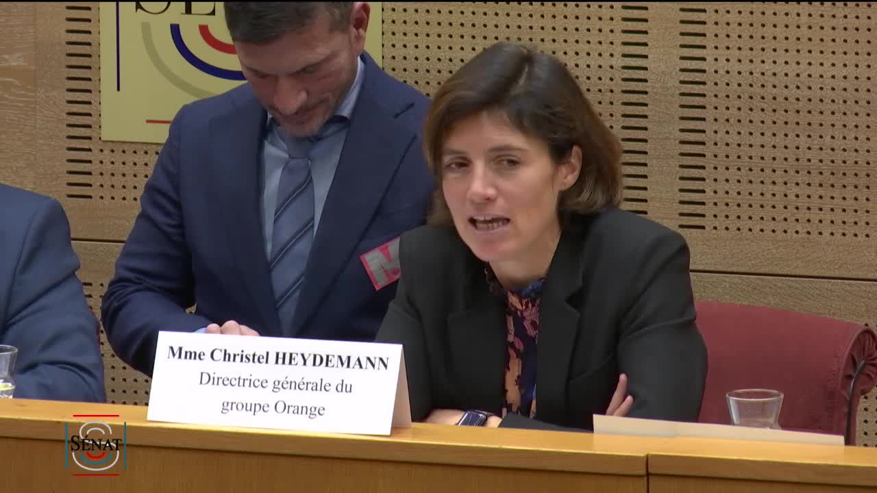 Audition de Mme Christel Heydemann, directrice générale du groupe Orange