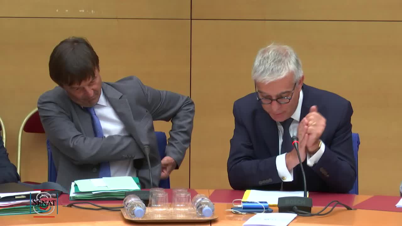 Audition M. Nicolas Hulot, ministre d'Etat