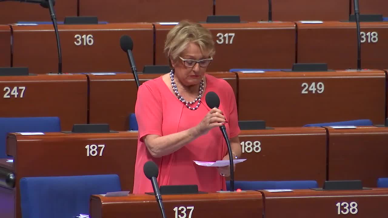 3ème partie de la session ordinaire de 2017 de l'Assemblée parlementaire du Conseil de l'Europe (26/06/2017 - 30/06/2017) - Débat libre