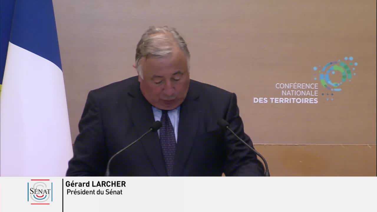 Conférence nationale des territoires - séance plénière