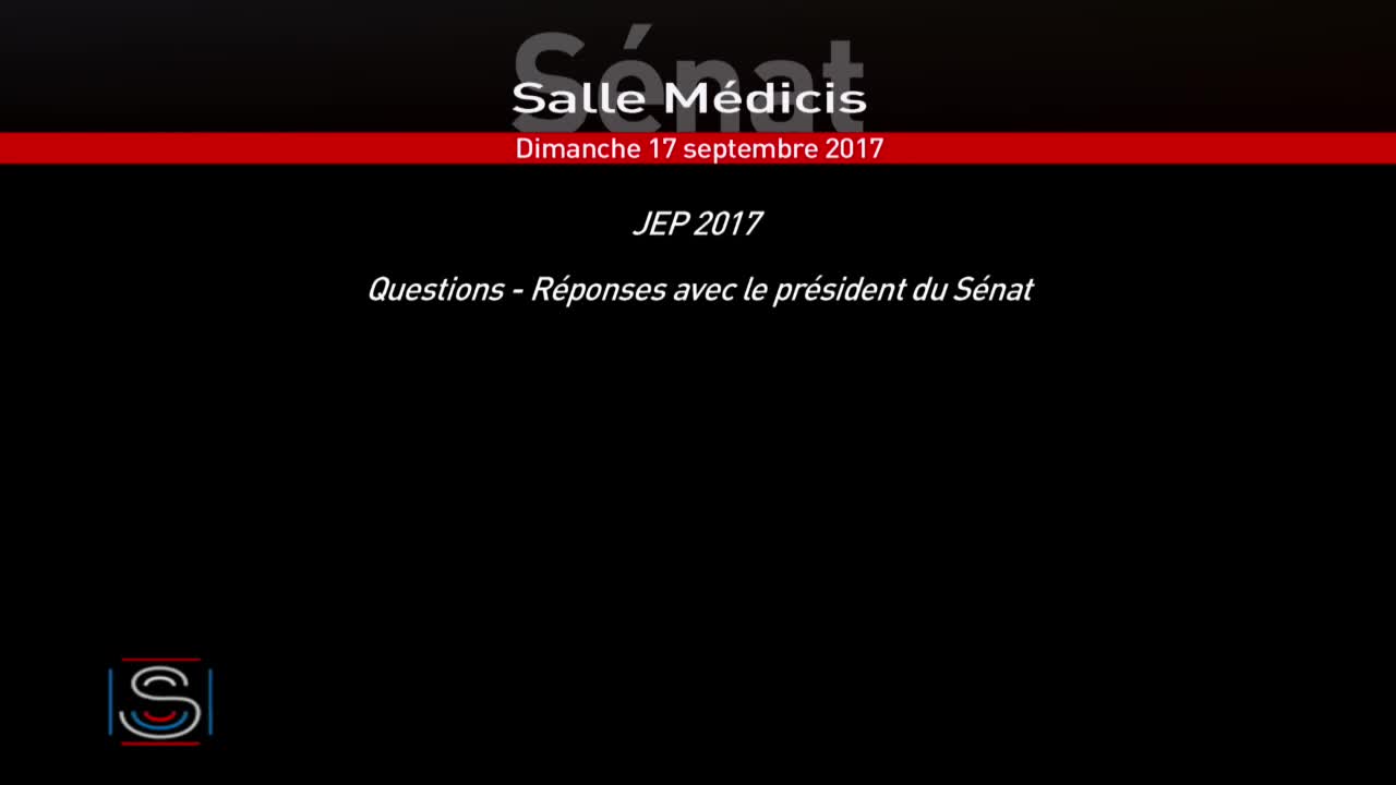 JEP Questions - Réponses avec M. Larcher, Président du Sénat