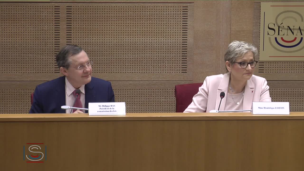 Article 13 de la Constitution - Audition Mme Dominique Lottin, candidate aux fonctions de membre du Conseil constitutionnel