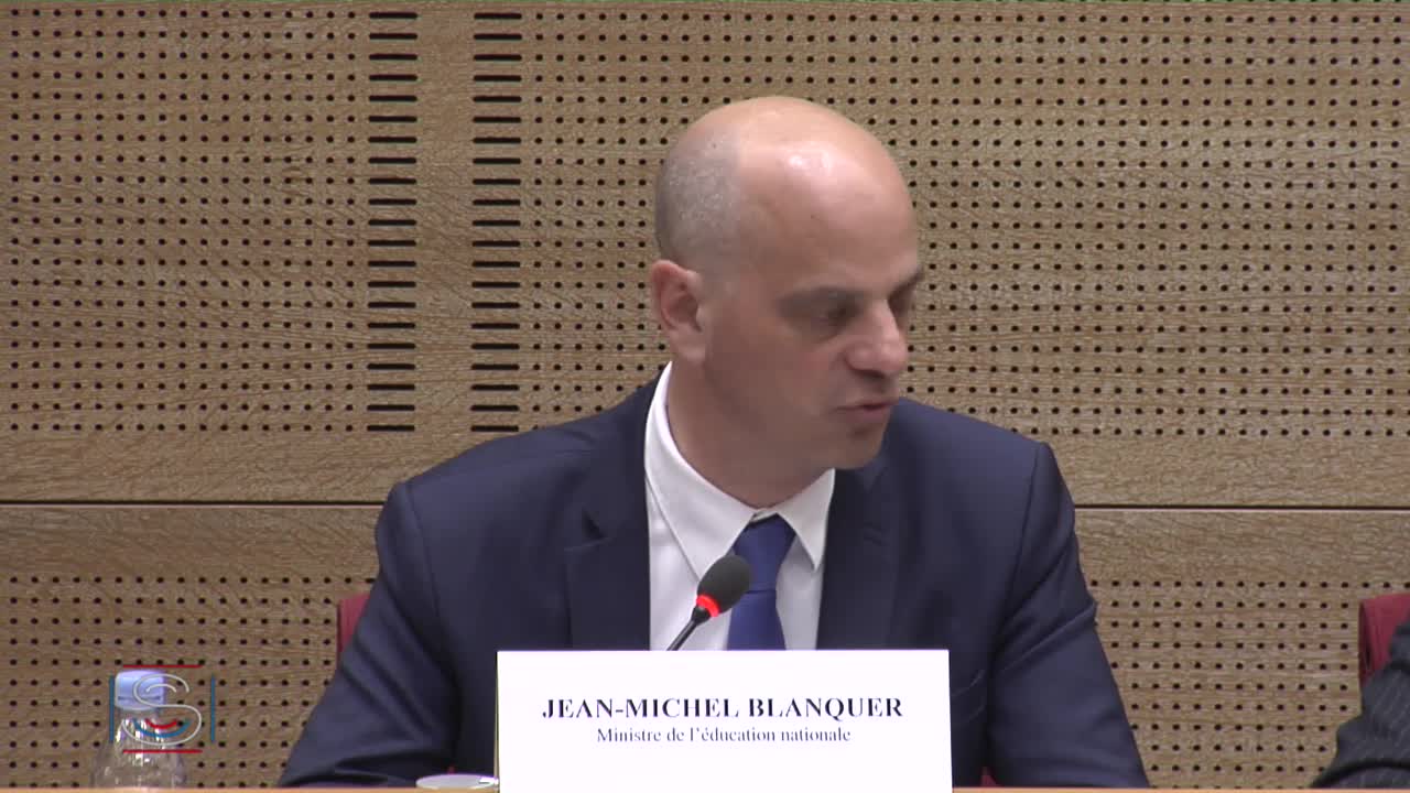 PLF 2018 - Audition, ouverte à la presse, de M. Jean-Michel Blanquer