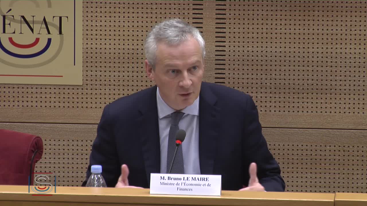 PLF 2018 - Audition M. Bruno Le Maire, Ministre de l'Économie et des Finances