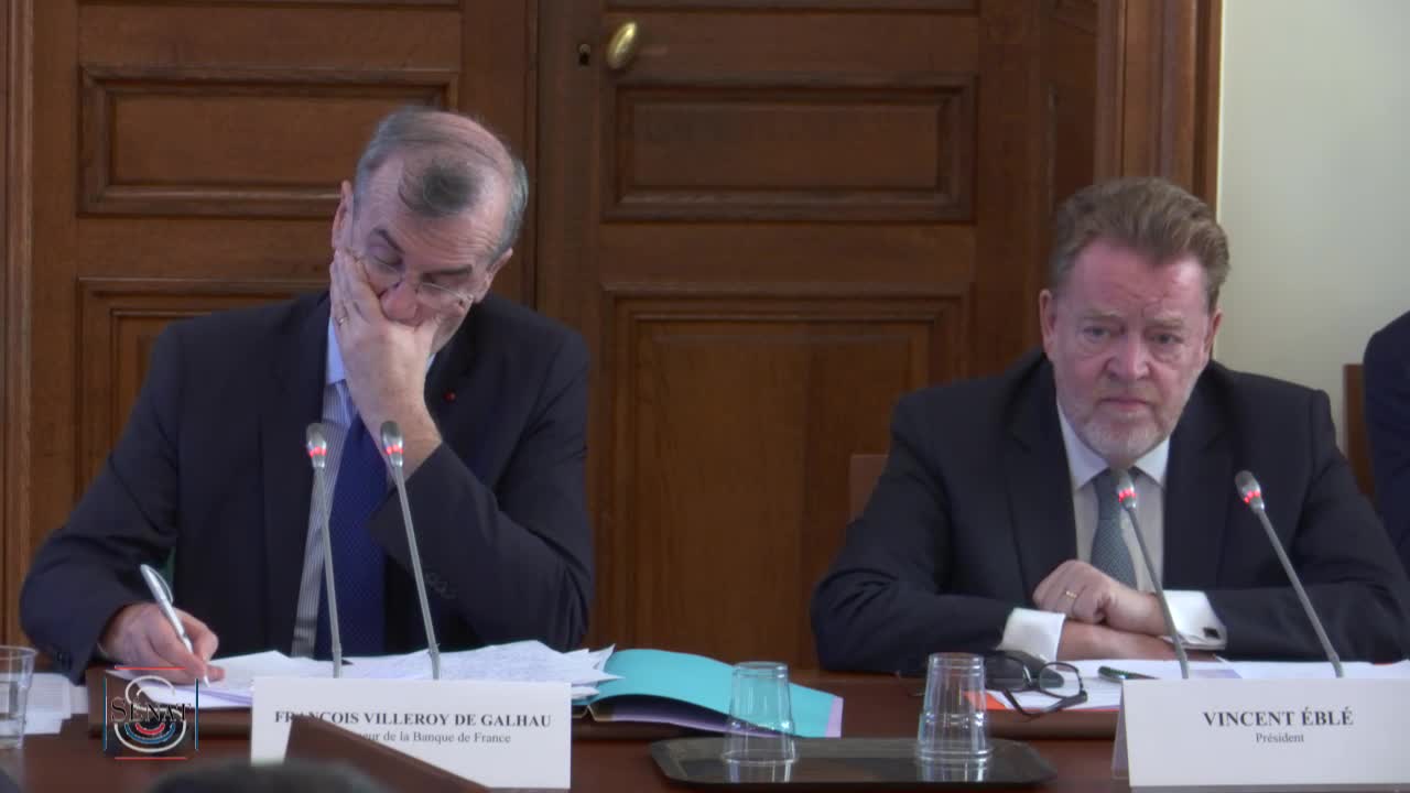 Audition de M. François Villeroy de Galhau