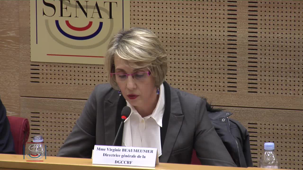 Audition de Mme Virginie Beaumeunier (DGCCRF)