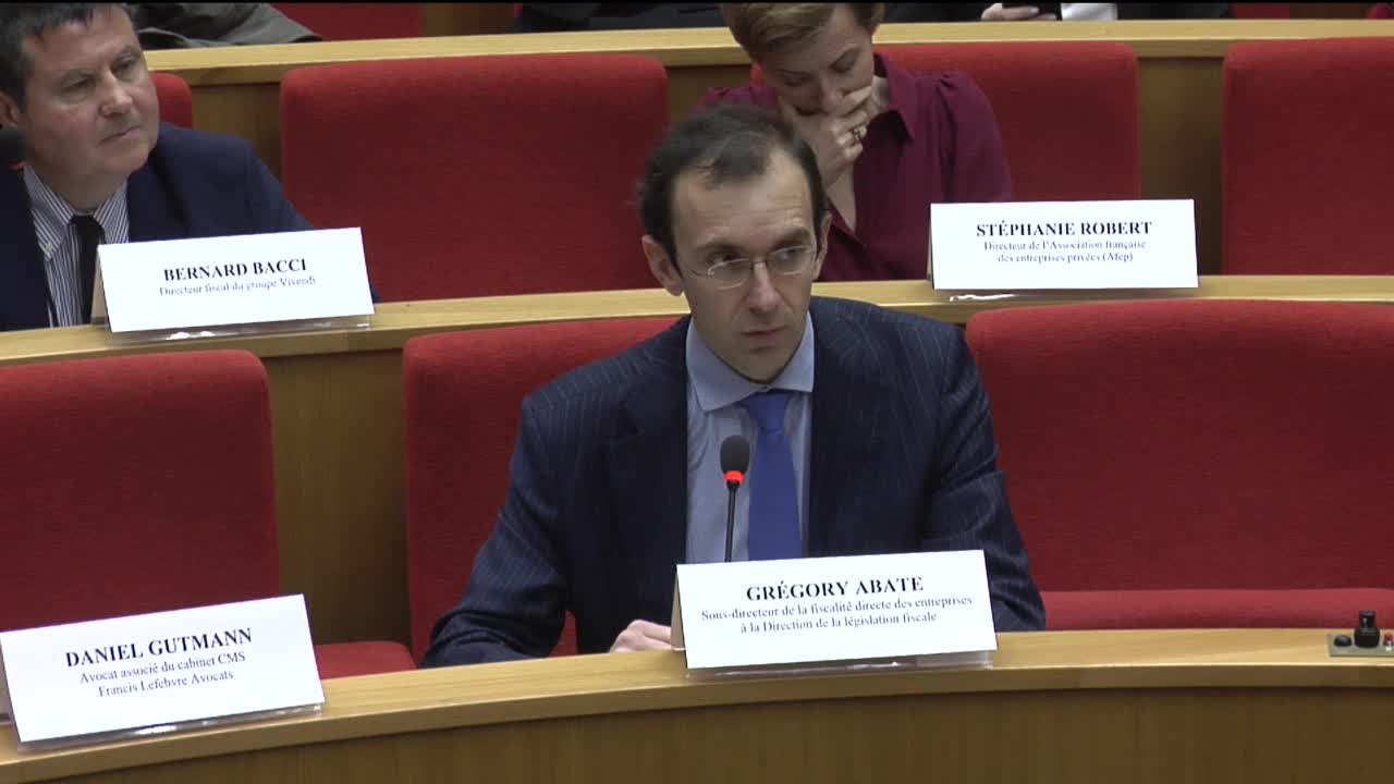 Adapter les règles de l'impôt sur les sociétés au nouveau contexte internationale et européen - Audition