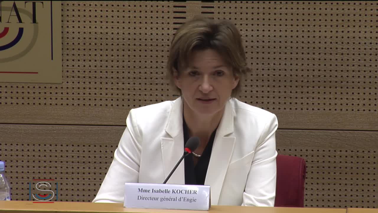 Audition de Mme Isabelle Kocher, directeur général d'Engie