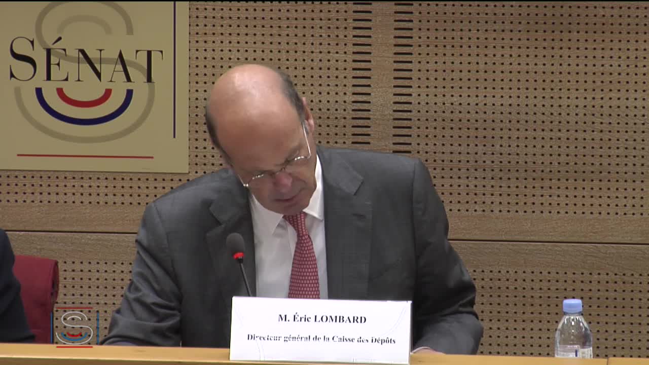 Audition M. Eric Lombard, Directeur général de la Caisse des Dépôts