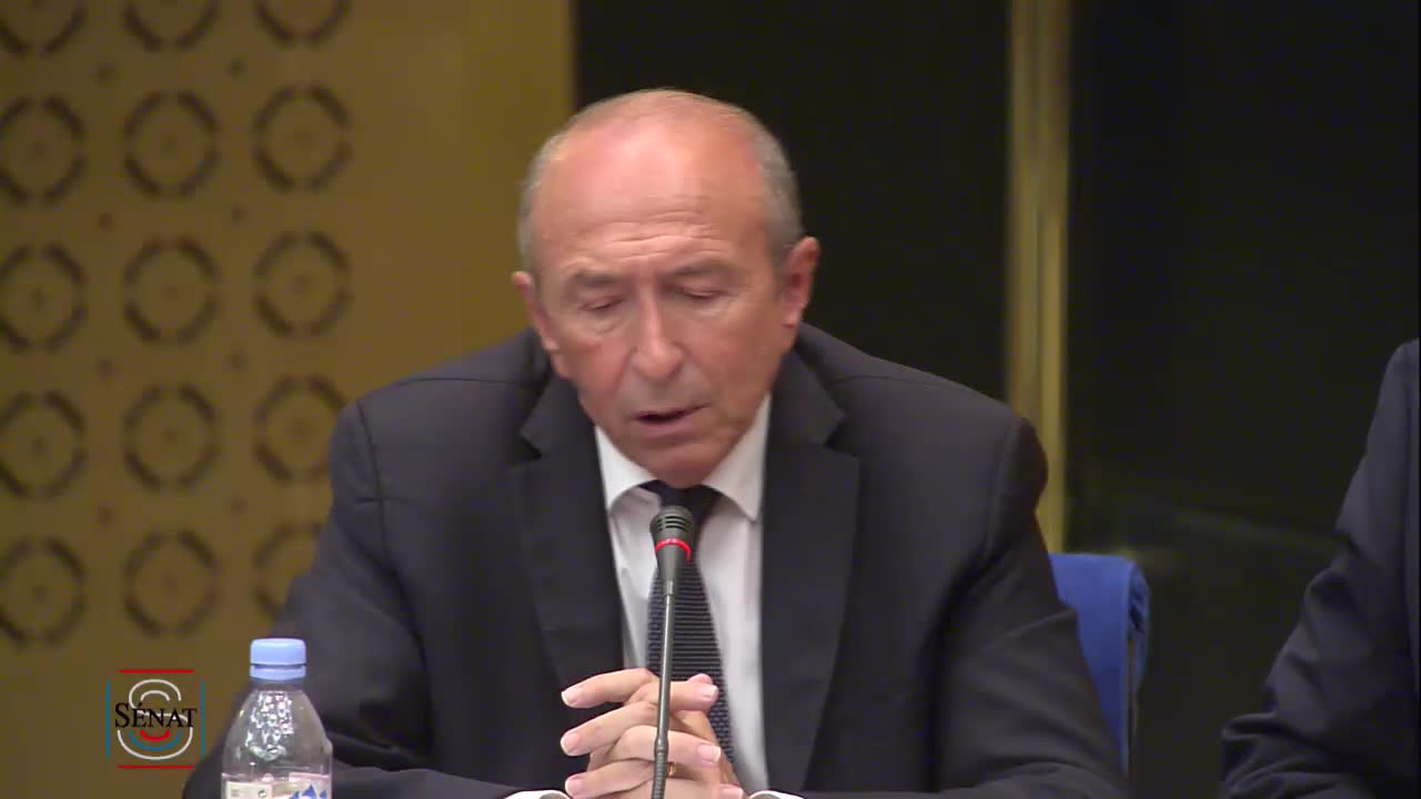 Audition de M. Gérard Collomb, ministre d'Etat, ministre de l'intérieur
