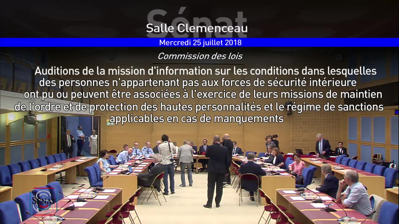 Auditions de la Commission des Lois
